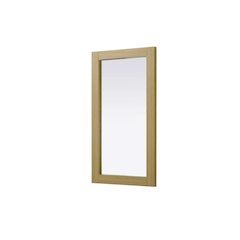 Noah Wooden Rectangle Mirror 18 x 32 in Honey Brown