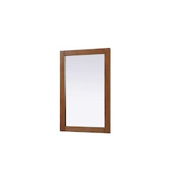 Noah Wooden Rectangle Mirror 22 x 32 in Brandy Walnut