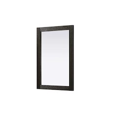 Noah Wooden Rectangle Mirror 22 x 32 in Chocolate Oak