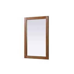 Noah Wooden Rectangle Mirror 24 x 36 in Brandy Walnut