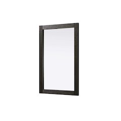 Noah Wooden Rectangle Mirror 24 x 36 in Chocolate Oak