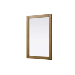 Noah Wooden Rectangle Mirror 24 x 36 in Honey Teak