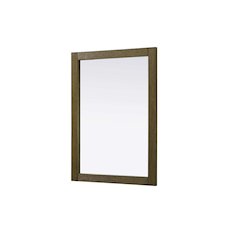 Noah Wooden Rectangle Mirror 27 x 36 in Hazel Oak