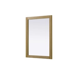 Noah Wooden Rectangle Mirror 27 x 36 in Linen Oak