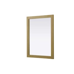 Noah Wooden Rectangle Mirror 27 x 36 in Honey Brown