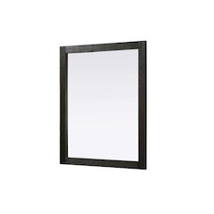 Noah Wooden Rectangle Mirror 30 x 36 in Chocolate Oak