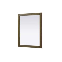 Noah Wooden Rectangle Mirror 30 x 36 in Hazel Oak