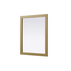Noah Wooden Rectangle Mirror 30 x 36 in Honey Brown
