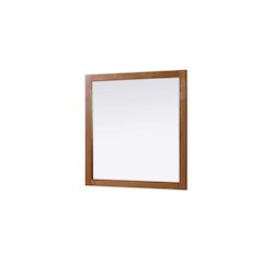 Noah Wooden Square Mirror 36 x 36 in Brandy Walnut