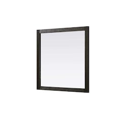 Noah Wooden Square Mirror 36 x 36 in Chocolate Oak