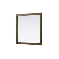 Noah Wooden Square Mirror 36 x 36 in Hazel Oak