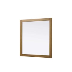 Noah Wooden Square Mirror 36 x 36 in Honey Teak