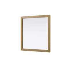 Noah Wooden Square Mirror 36 x 36 in Linen Oak