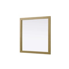 Noah Wooden Square Mirror 36 x 36 in Honey Brown