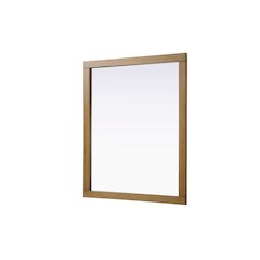 Noah Wooden Rectangle Mirror 42 x 36 in Honey Teak