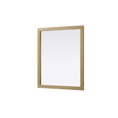 Noah Wooden Rectangle Mirror 42 x 36 in Linen Oak