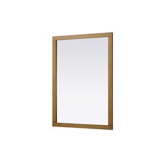 Noah Wooden Rectangle Mirror 48 x 36 in Honey Teak