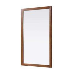 Noah Wooden Rectangle Mirror 60 x 36 in Brandy Walnut