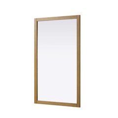 Noah Wooden Rectangle Mirror 60 x 36 in Honey Teak