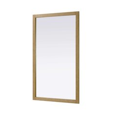 Noah Wooden Rectangle Mirror 60 x 36 in Linen Oak