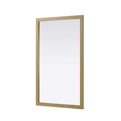 Noah Wooden Rectangle Mirror 60 x 36 in Honey Brown