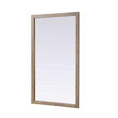 Noah Wooden Rectangle Mirror 60 x 36 in Natural Oak