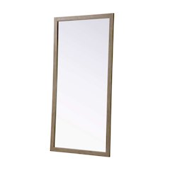 Noah Wooden Rectangle Mirror 72 x 36 in Natural Oak