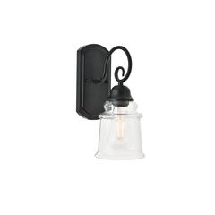 spire 1 light Black Wall Sconce
