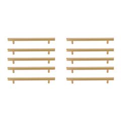 Dior 7-9/16" Center to Center Brass Bar Pull Multipack (set of 10)