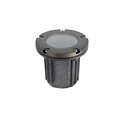 Outdoor 12V Cast Brass well light 5.25 inch Wide x 6.75 inch High in Dark Bronze