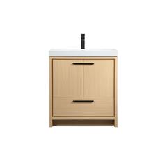30 inch Single bathroom vanity in Maple