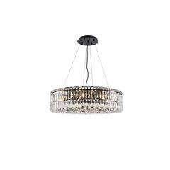 Maxime 28 inch black chandelier