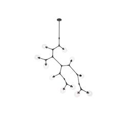 Cavoli 11 lights black chandelier