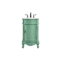 21 inch Single Bathroom vanity in vintage mint