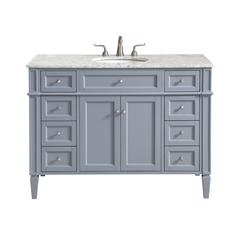 48 In. Single Bathroom Vanity Set In Grey