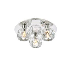 Graham 3 Light Ceiling Lamp in Chrome