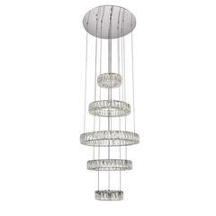 Monroe Integrated LED chip light Chrome Chandelier Clear Royal Cut Crystal