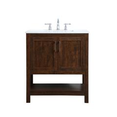30 inch Single Bathroom Vanity in Espresso