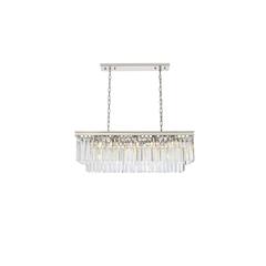 Sydney 12 light polished nickel Chandelier Clear Royal Cut Crystal