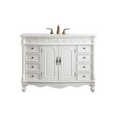 48 inch Single Bathroom vanity in Antique White