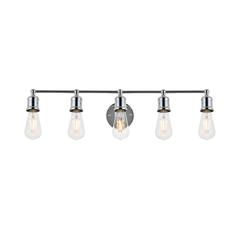 Serif 5 light chrome Wall Sconce
