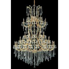 Maria Theresa 61 light Gold Chandelier Clear Royal Cut Crystal