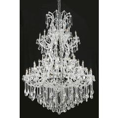 Maria Theresa 61 light Chrome Chandelier Clear Royal Cut Crystal