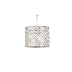 Madison 12 light polished nickel Chandelier Clear Royal Cut Crystal
