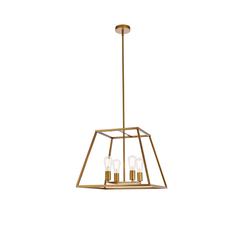 Declan 20 inch pendant in brass