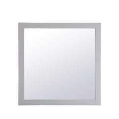 Aqua square vanity mirror 36 inch in Grey