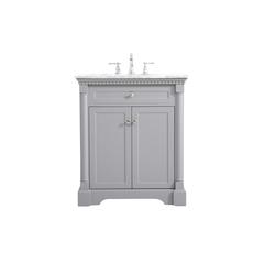 30 inch Single bathroom vanity in  Grey