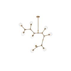 Cavoli 9 lights brass chandelier