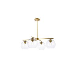 Opus 4 lights brass pendant