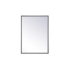 Metal mirror medicine cabinet 20 inch x 28 inch in Black